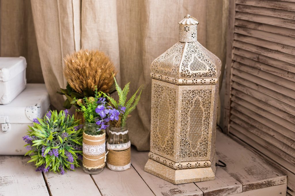 Arabian lamp. Concept for Moroccan and Arabian culture and design.